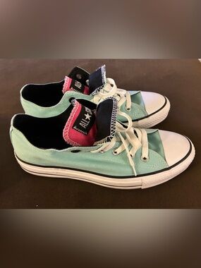 Converse Chuck Taylor All Star Double Tongue Sneakers Skater Grunge Punk 9W/7M